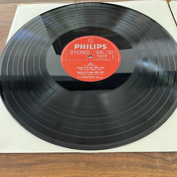 Bach 6 Suonate A Cembalo Certato E Violino Solo 2xLP Box 1969 Philips 835 227/8 - Picture 5 of 12